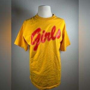 The Hundreds NWT Yellow "Girls" Baseball Tee - Size Small